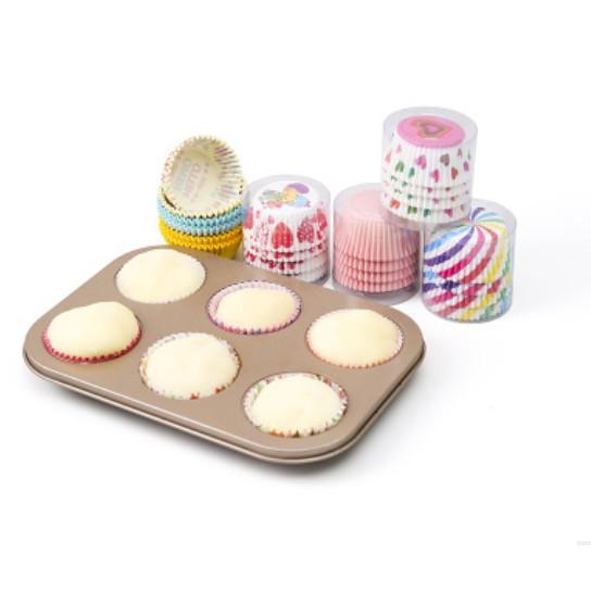 CUP GIẤY MỀM LÀM BÁNH CUPCAKE, MUFFIN - HỘP 100C