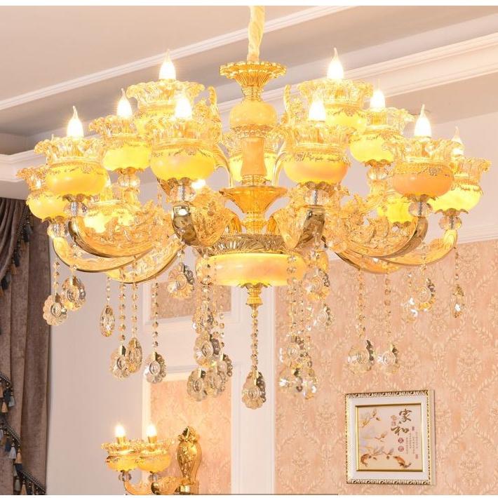 Đèn chùm PIKA pha lê trang trí nội thất sang trọng - kèm bóng LED chuyên dụng