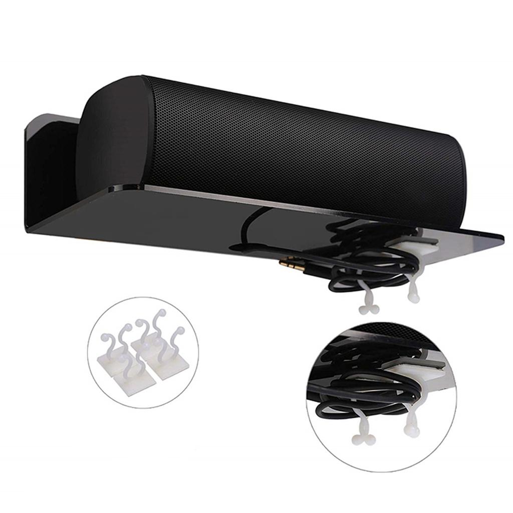 Floating Wall Shelf Adhesive Made Of Acrylic, Removable For Action Figures Video Cameras