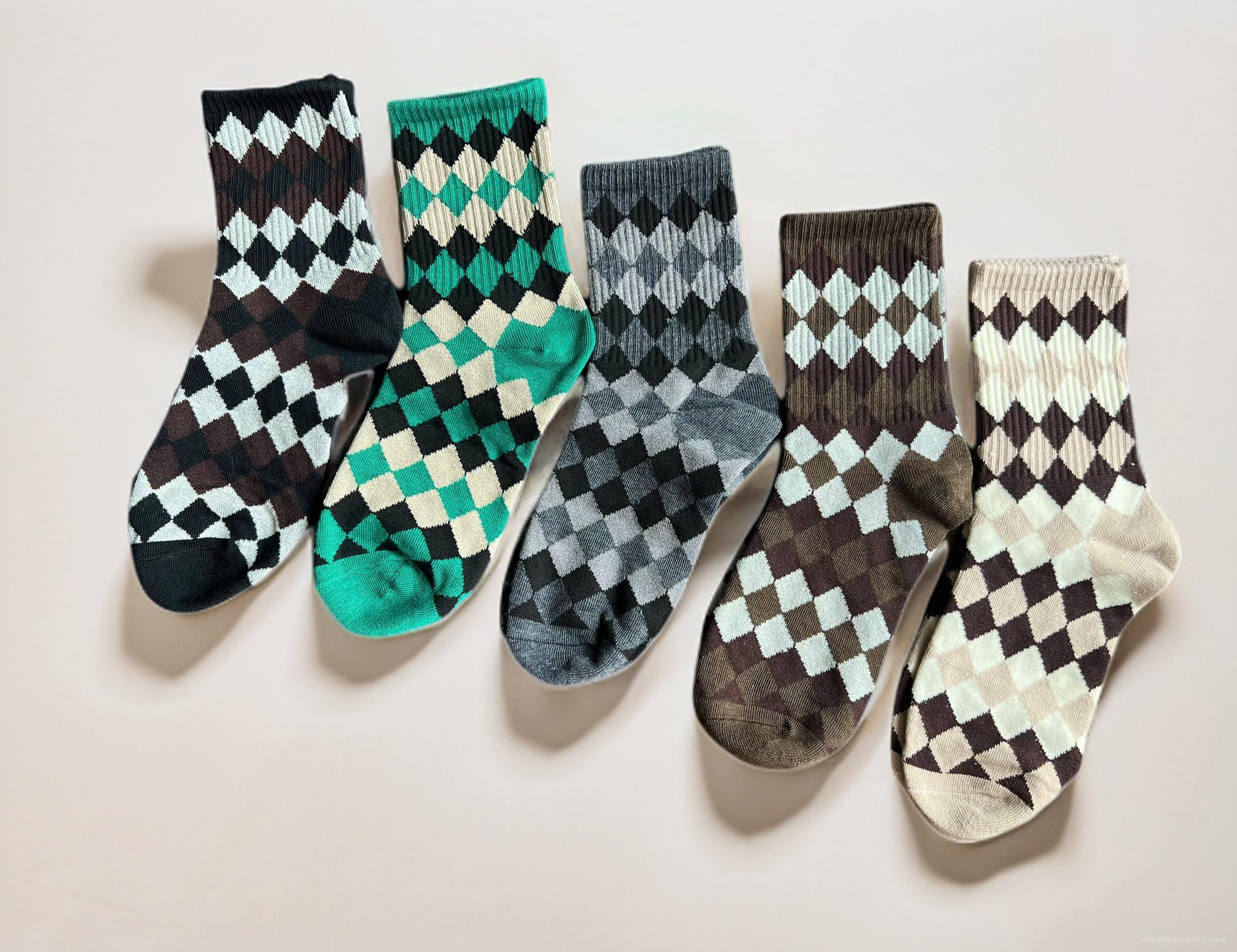 SET 5 ĐÔI TẤT VỚ NỮ CAO CẤP CỔ CAO MÃ 30 DÀNH CHO NỮ