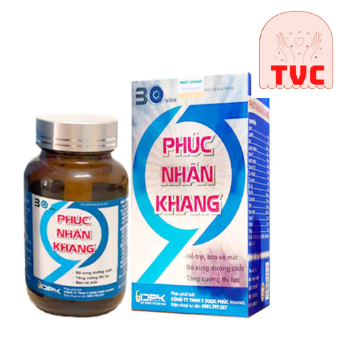 Combo 2 Hộp Phúc Nhãn Khang -Viên Uống Hỗ Trợ Bảo Vệ Mắt, Dưỡng Mắt,Mỏi Mắt,Khô Mắt (Hộp 30 Viên)