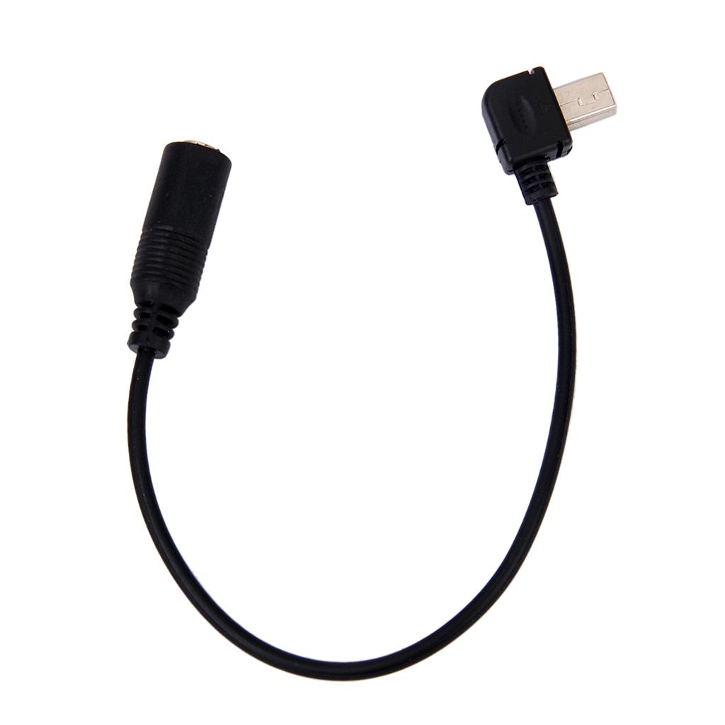 Mini USB to 3.5mm Microphone Mic Adapter Cable Cord for  Hero 4/ 3/ 3+