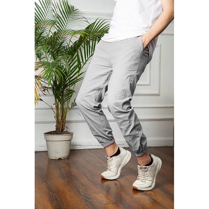 Quần Jogger Nam AROTI Form Slim Fit Chất Đũi Dày Đẹp Cao Cấp, Siêu Mát, Co Giãn Tốt Dáng Hàn Thể Thao Đủ Size QD44-XT