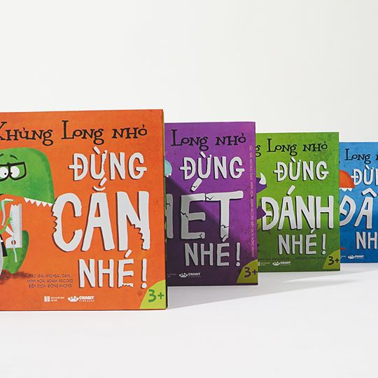 Sách - Khủng Long Nhỏ, Đừng Đẩy Nhé - Dành cho bé lên 3 tuổi - Crabit Kidbooks