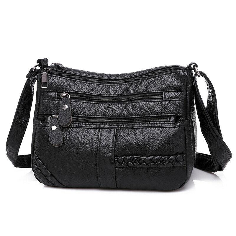 Chất Lượng Cao Nữ Da Mềm Đeo Vai Nhiều Lớp Túi Shopper Cổ Điển Đeo Chéo Cao Cấp Túi Xách Và Ví - 26CMX10CMX18CM