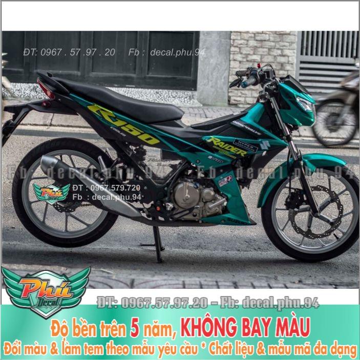 Tem rời Raider Xanh Lục bảo (B)