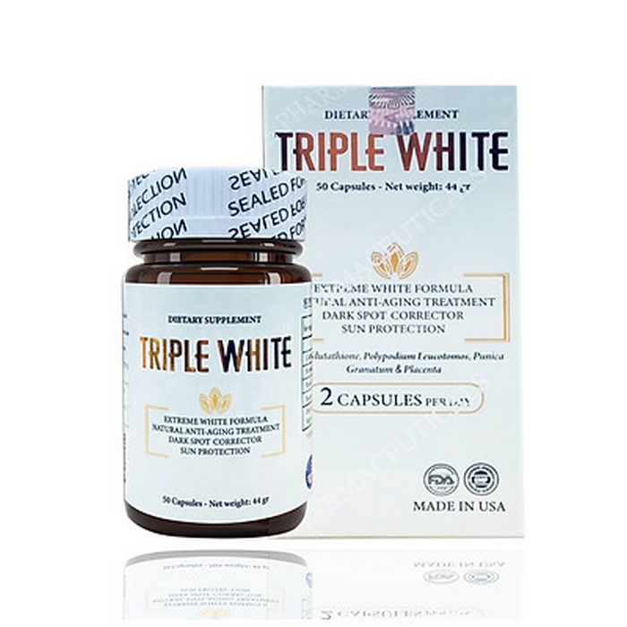 Viên Uống Hỗ Trợ Trắng Da Dietary Supplement Triple White