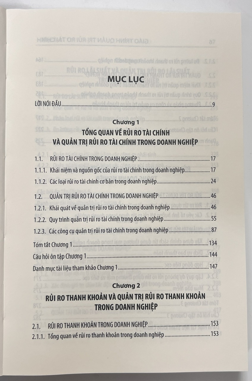 Sách - Giáo Trình Quản Trị Rủi Ro Tài Chính