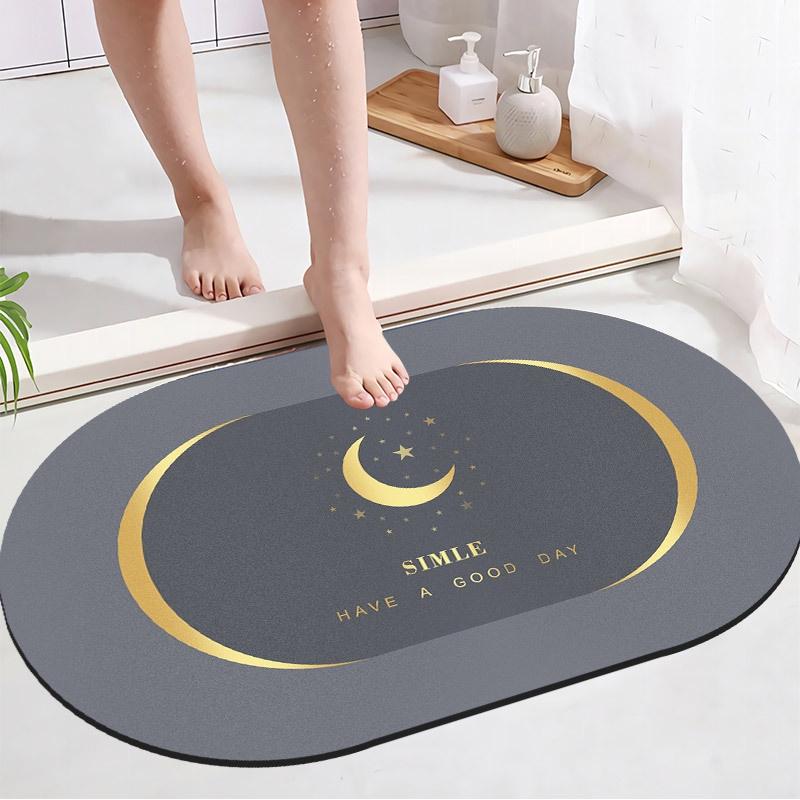 Thảm chùi chân SILICONE-HOME dày thấm hút nước tốt và chống trơn trượt.Rất nhiều hình lựa chọn