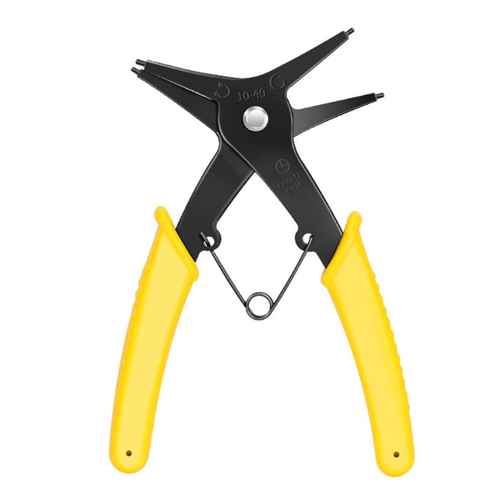 2 In 1 Circlip Pliers Internal External Dual-use Retaining Snapring Plier Multifunctional Circlip Pliers Hand Tool