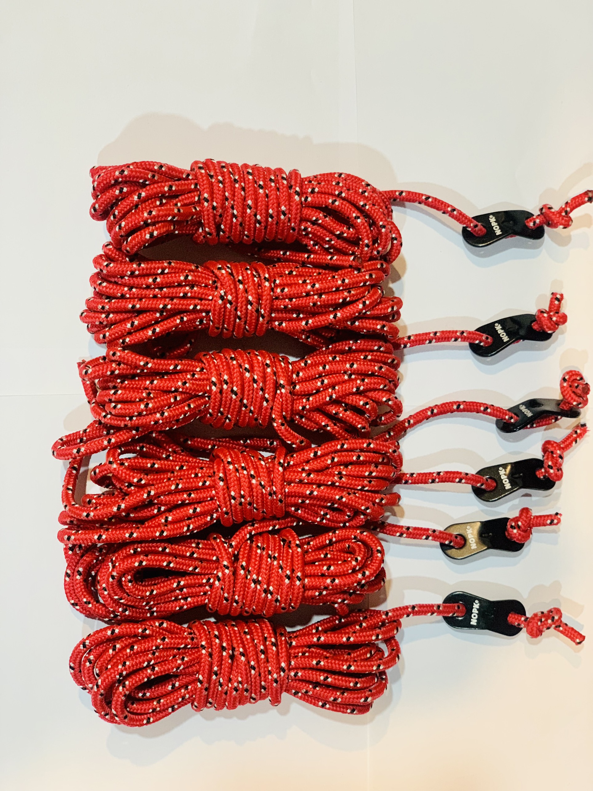 Bộ 6 cuộn dây Cột lều cột tăng - Đỏ