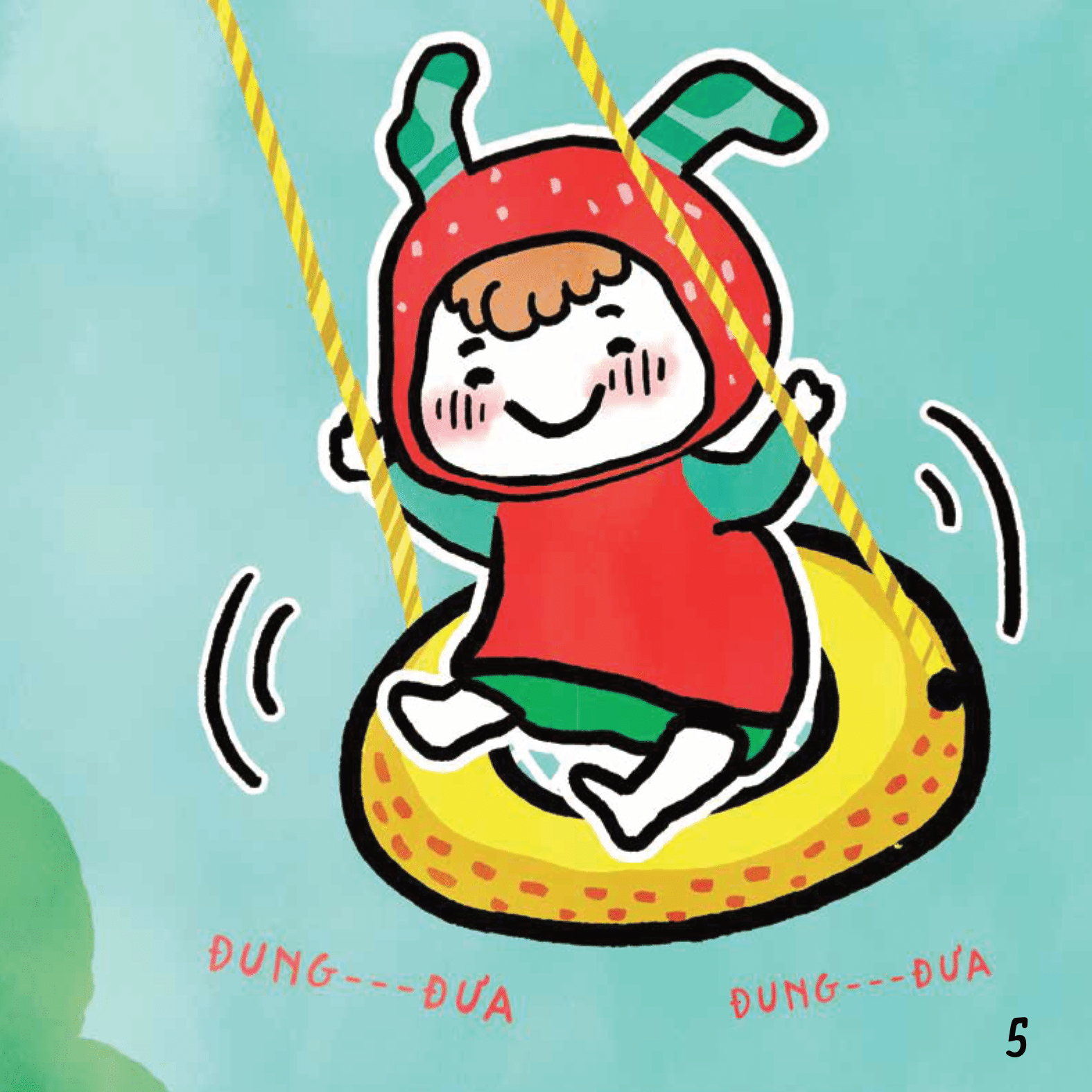 Ehon Em Bé Hạnh Phúc - Bé Vui Bé Khỏe: Chơi Xích Đu