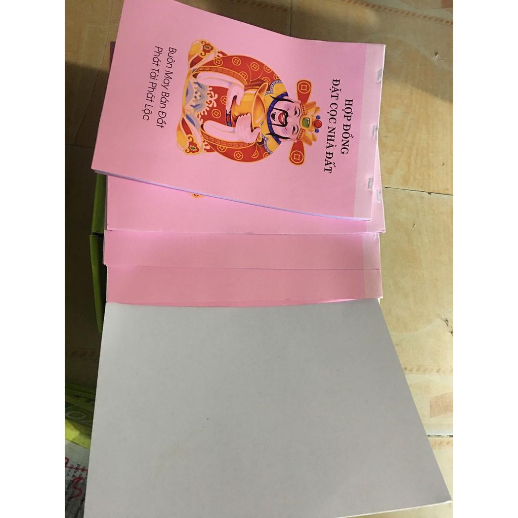 Combo Sổ Cọc Đất THẦN TÀI + 1 hộp Mực Lăn Tay