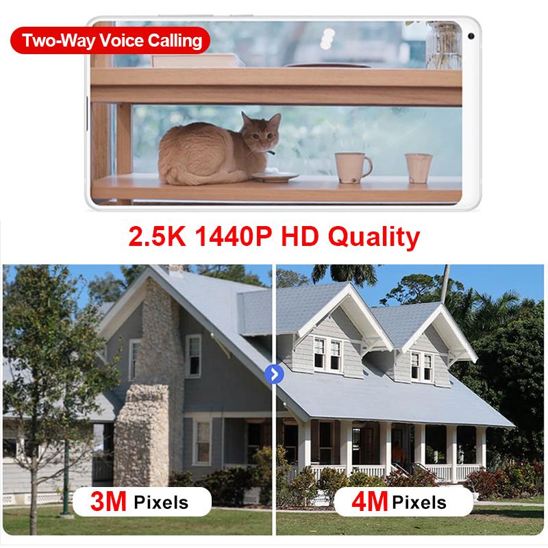 Máy ảnh thông minh Xiaomi 2.5K 360 PTZ Mi Home WiFi Baby Security giám sát CCTV Video Webcam Ultra Full Color AI Motion Track Cam màu: Chỉ có máy ảnh