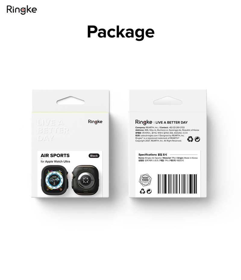 Ốp dành cho Apple Watch Ultra 2/1 RINGKE Air Sports - Hàng Chính Hãng