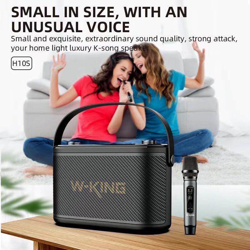 Loa Bluetooth Karaoke W-King H10S (1Micro, 80W, Pin 15000 mAh)