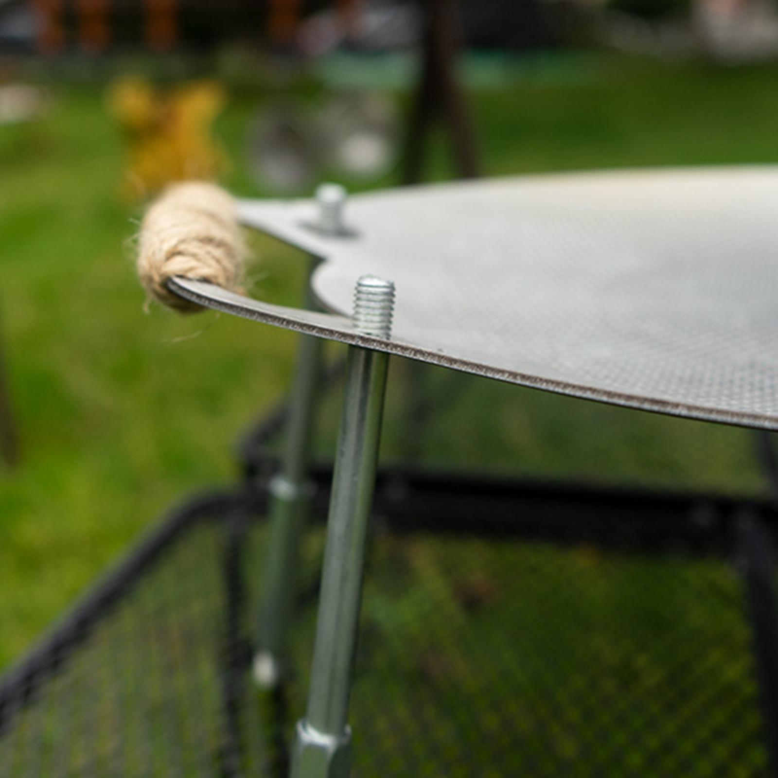 4x Grill Pan Holder Retractable Tool Stand for Barbecue Picnic Camping Indoor Hiking