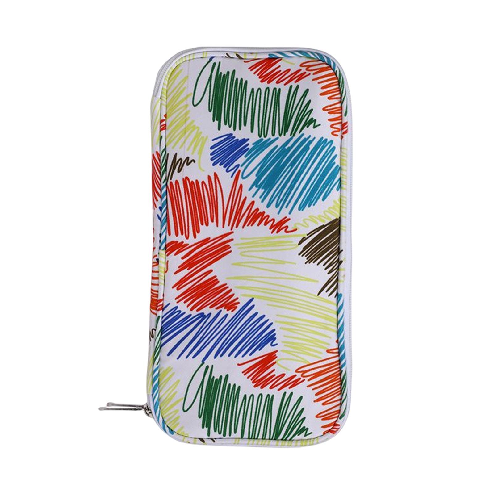 Knitting  Case Portable Travel Crochet Hooks Storage Bag Organizer Empty