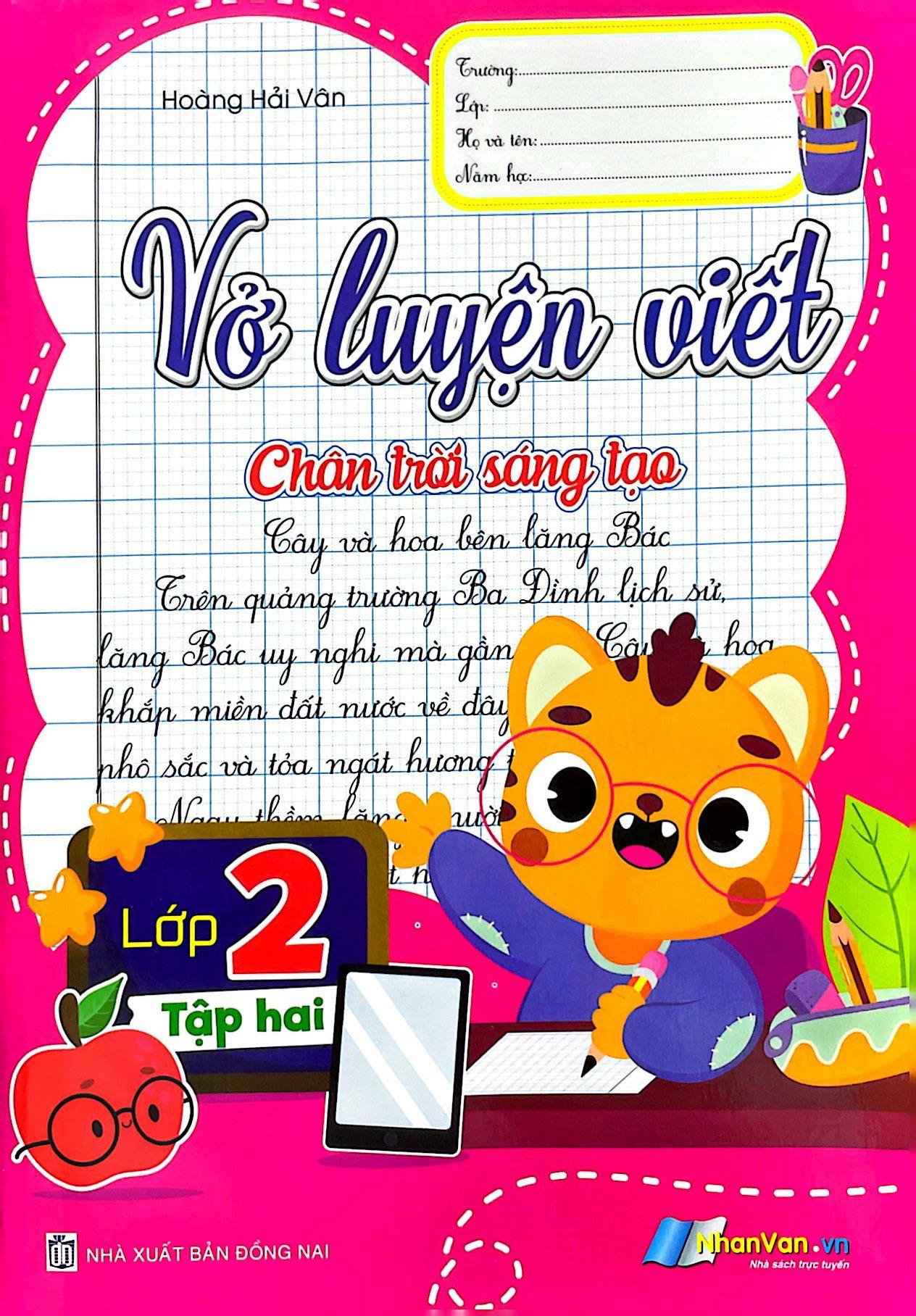 Vở Luyện Viết Lớp 2 - Tập 2 (Chân Trời Sáng Tạo)