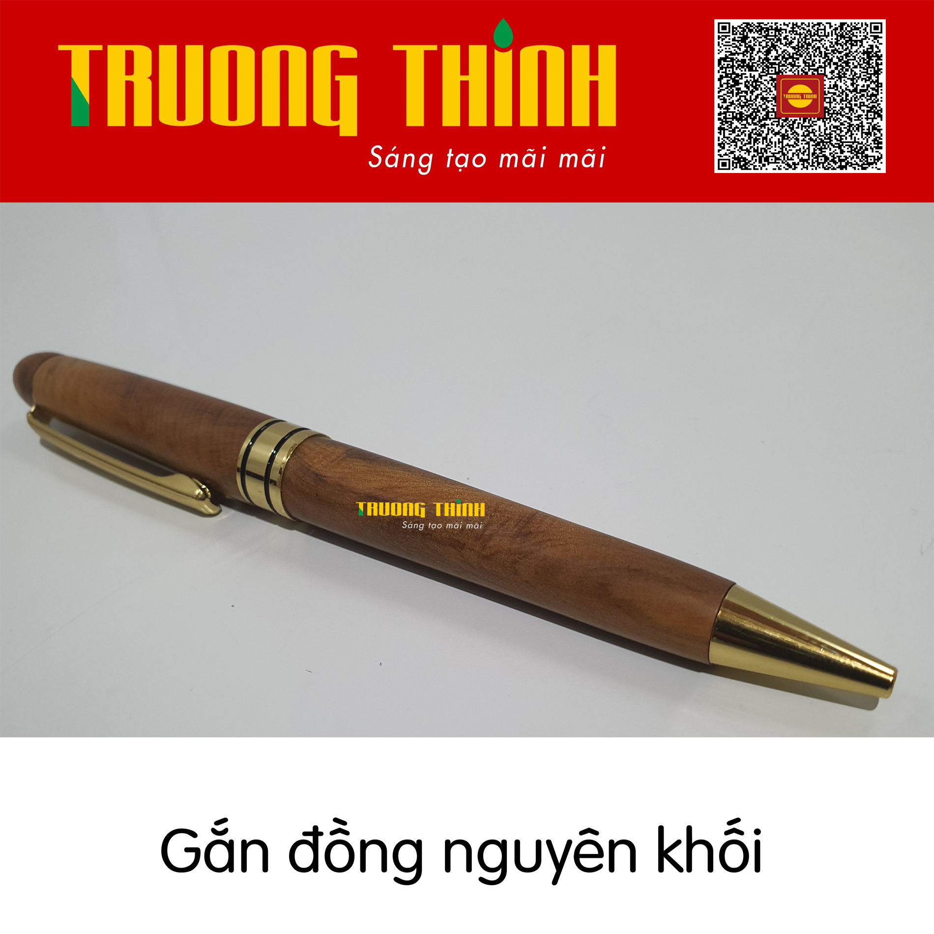 Bút Ký Gỗ Bách Xanh Trường Thịnh Chính Hãng Sang Trọng Bền Đẹp Đẳng Cấp Doanh Nhân. Loại Xoắn 15 cm