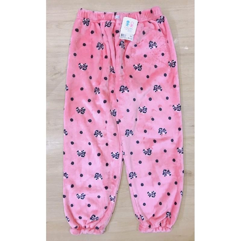 Quần nhung xuất Hàn bé gái size 14-38 kg(có video)