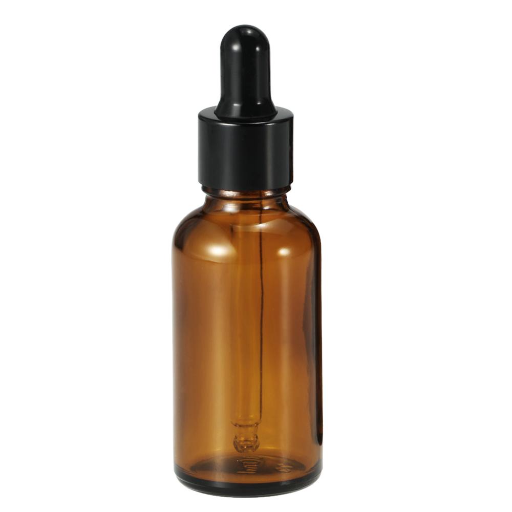 6 chai thủy tinh màu tawny có đầu bóp đựng tinh dầu 30ml,