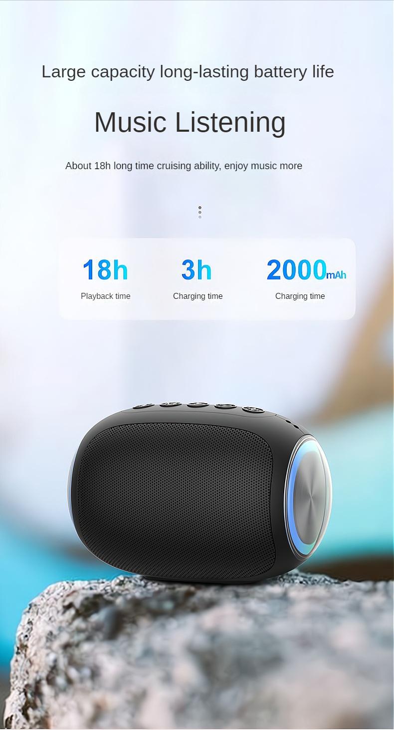 Loa Bluetooth không dây Âm lượng lớn Thẻ cắm di động tại nhà Điện thoại di động mini ngoài trời Bluetooth Loa siêu trầm âm thanh nhỏ Màu sắc: Hồng