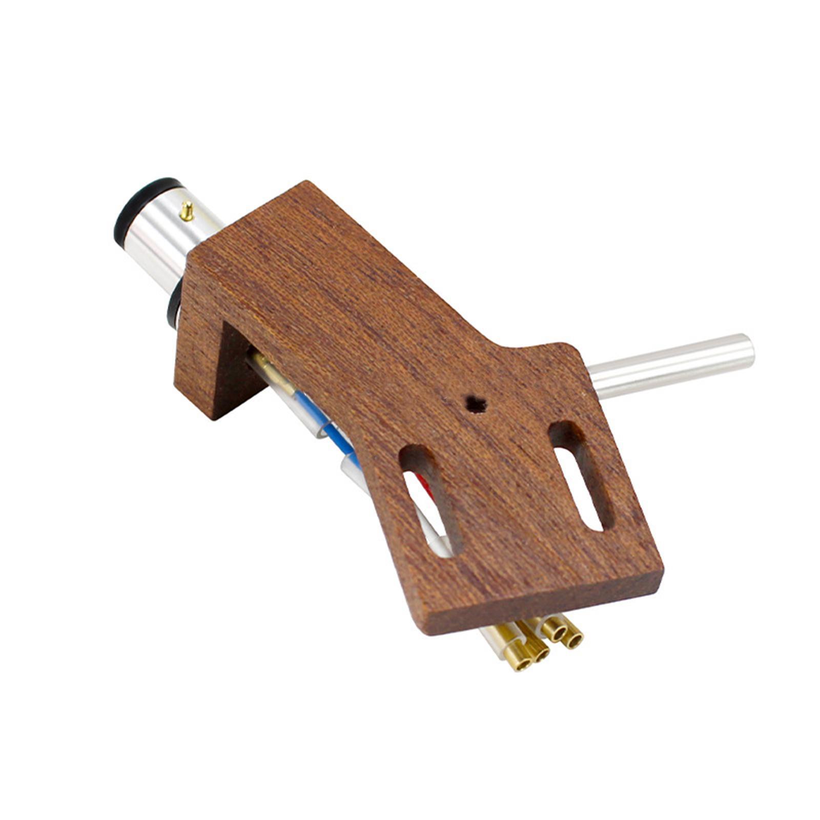 Turntable Headshell Wooden Phono cartridges Durable Universal hardwares Record Player pointer Stand Phono Accessory Phono Stylus cartridges Rack