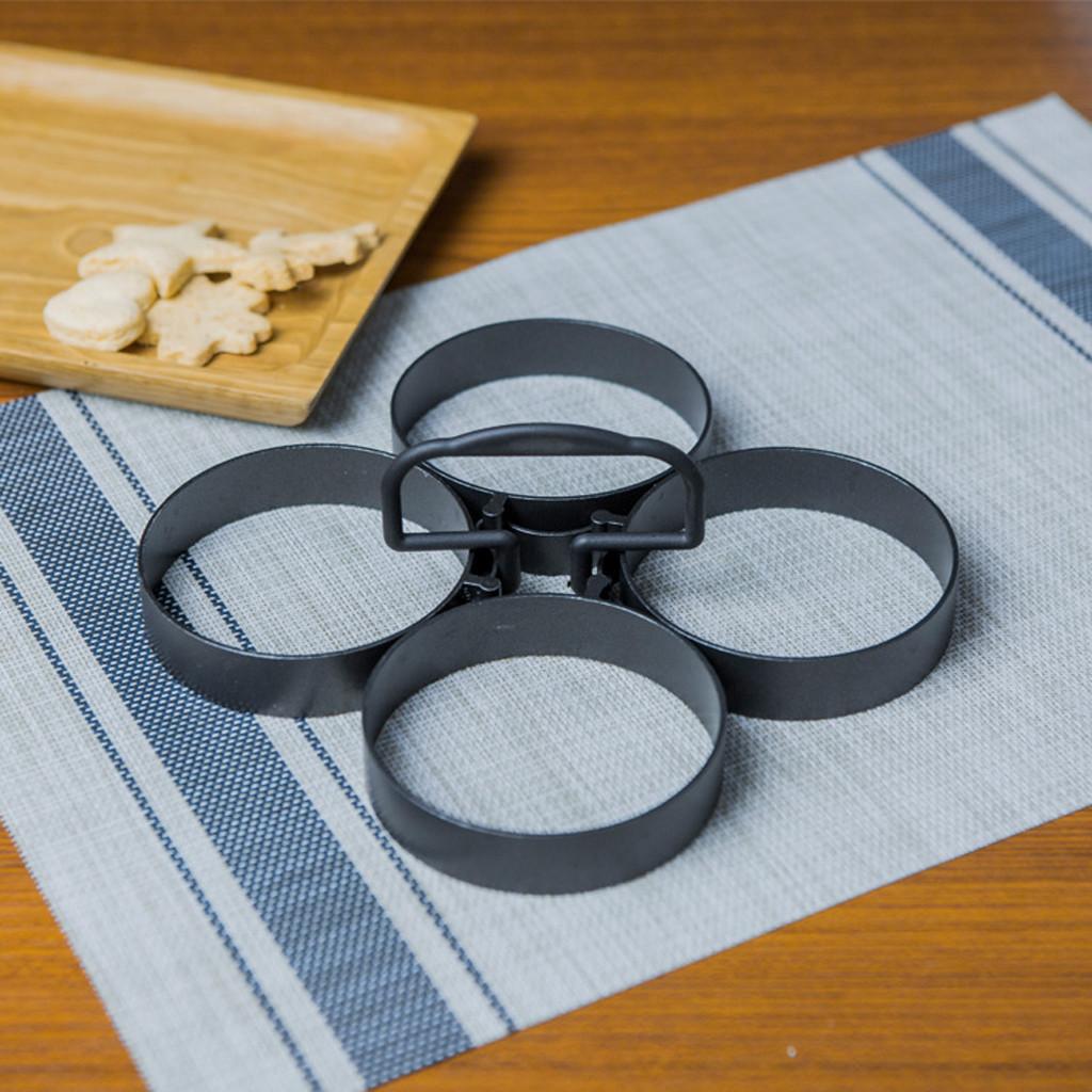 Đa mục đích nhẫn chảo không dính 4 mảnh vòng tròn bánh bộ