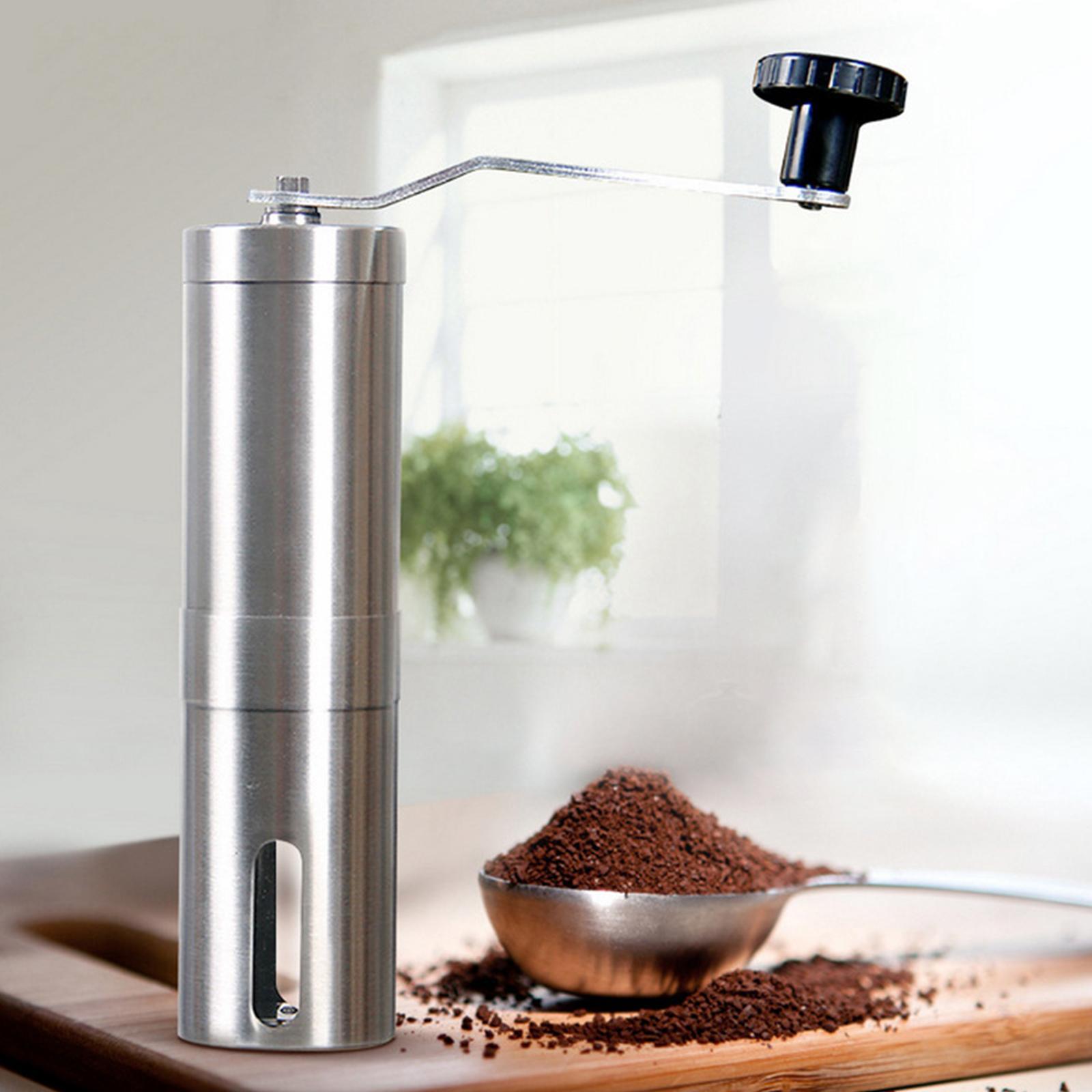 Stainless Steel Manual Coffee Grinder Hand Grinder for Home Restaurant