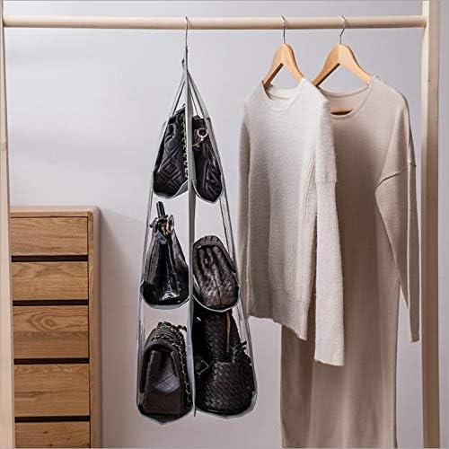 Treo Túi Xách Tổ Chức 2 Gói Túi Bảo Quản Chống Bụi Cho Hệ Thống Tổ Chức Tiết Kiệm Không Gian Tủ Quần Áo