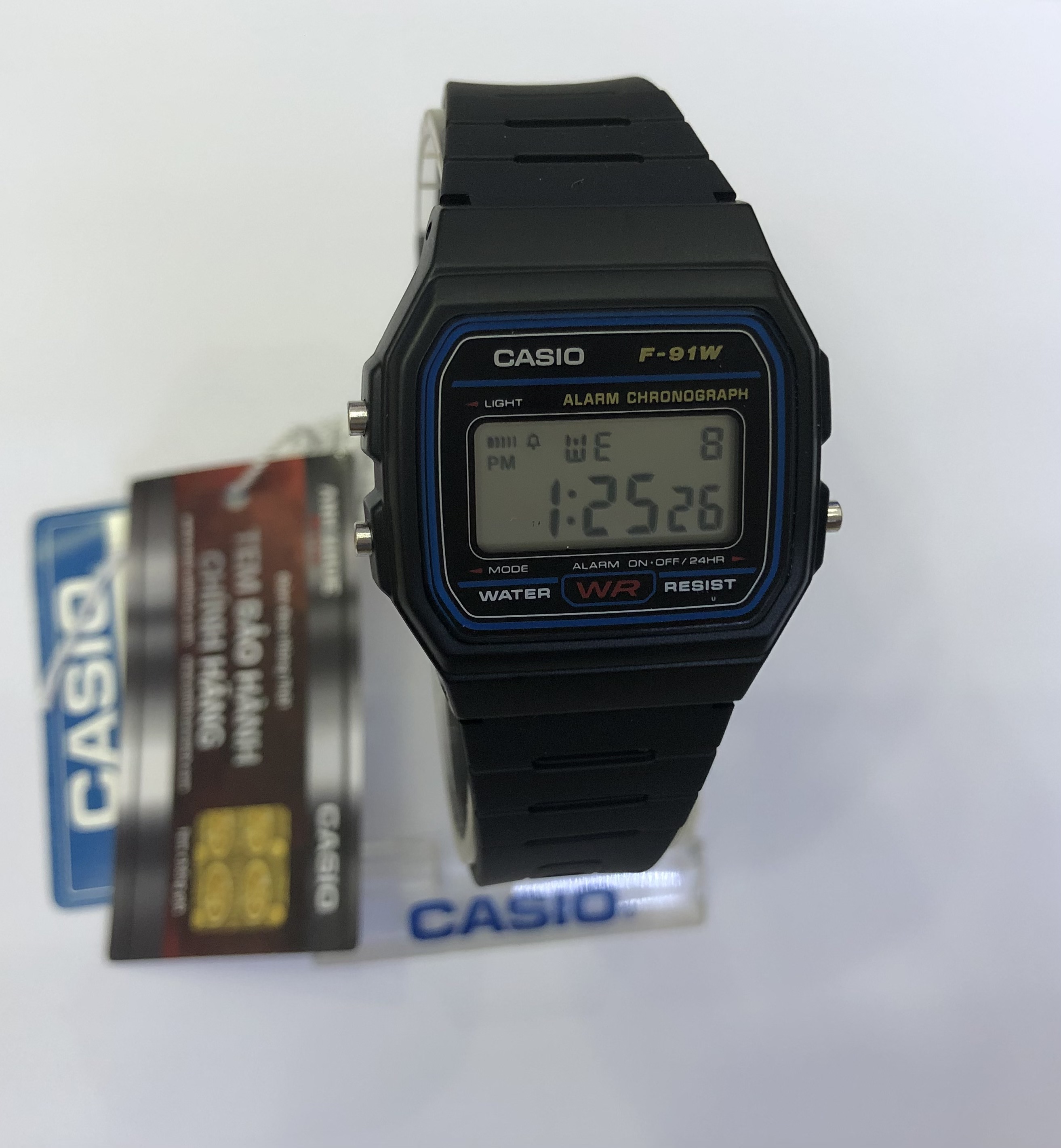 Đồng Hồ Nam Casio F91W-1DG Chính Hãng