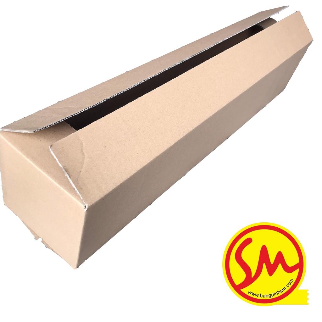 80x16x16 THÙNG CARTON, HỘP GIẤY CARTON DÀI 3 lớp sóng B chuyên dùng ĐÓNG GÓI CÁC SẢN PHẨM, VẬN CHUYỂN MỘT CÁCH DỄ DÀNG