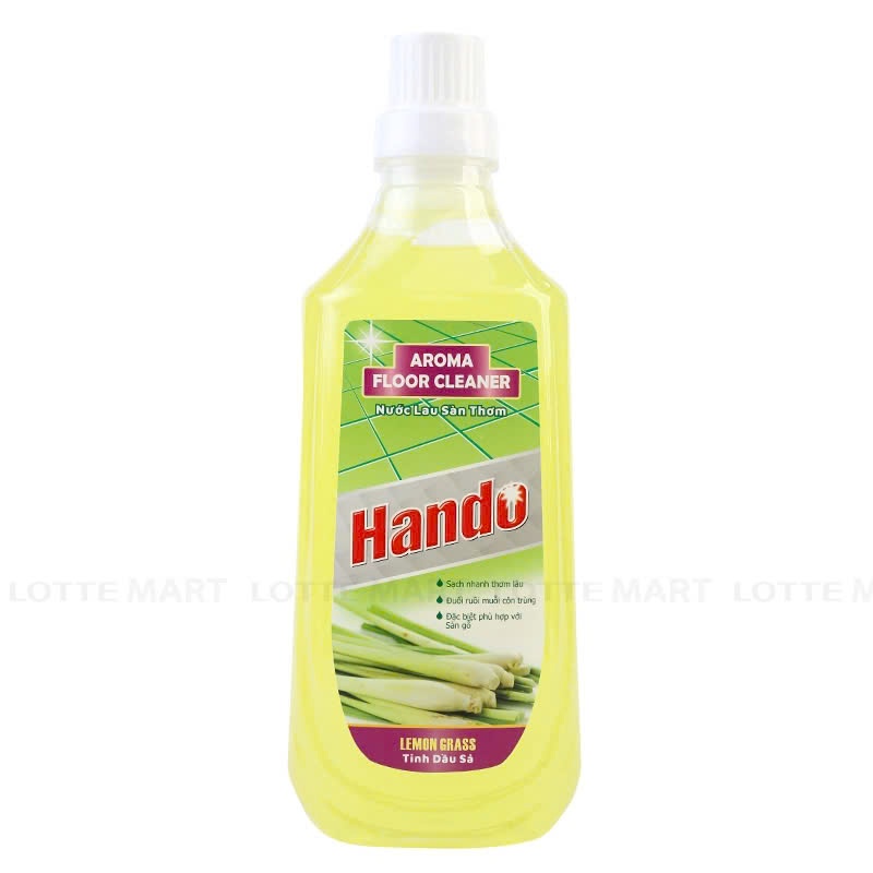 Nước Thơm Lau Sàn Nhà Hando 1L Hương Sả