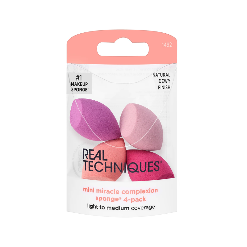 Set 4 bông mút mini Real Techniques 4 mini miracle complexion sponges