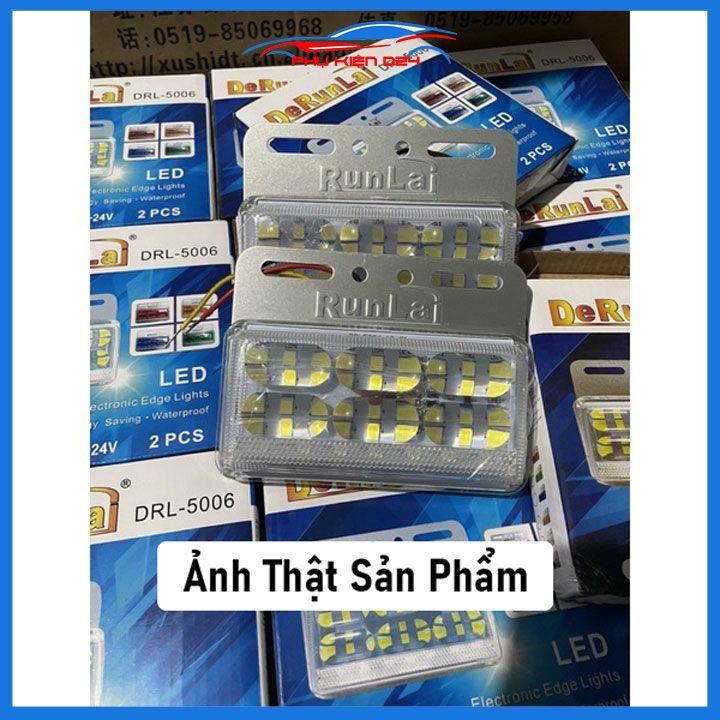 Đèn led sườn hông xe tải 2V 5006 DRL-5006 chống nước bản to đủ màu