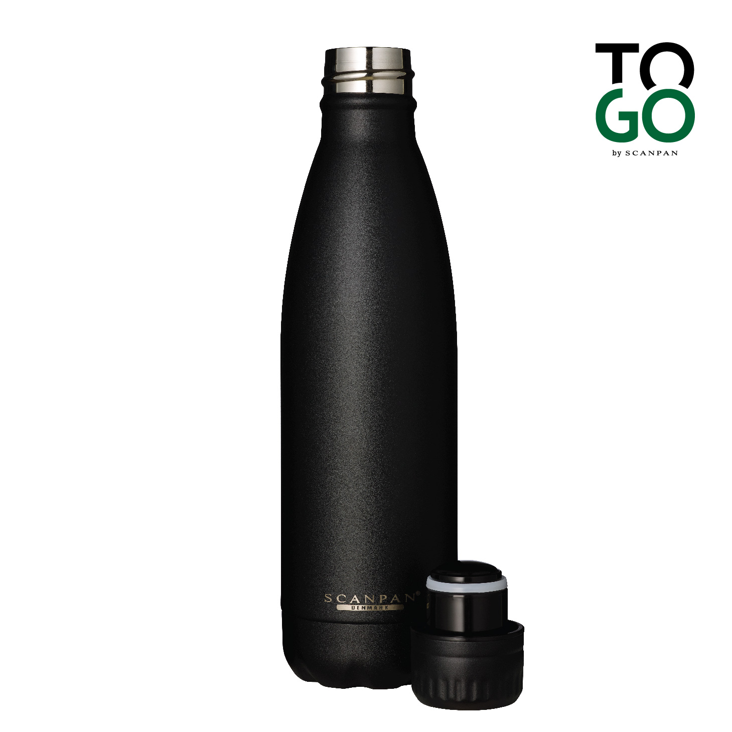 Bình giữ nhiệt Scanpan To Go 500ml màu đen - 51000117 - Hàng chính hãng