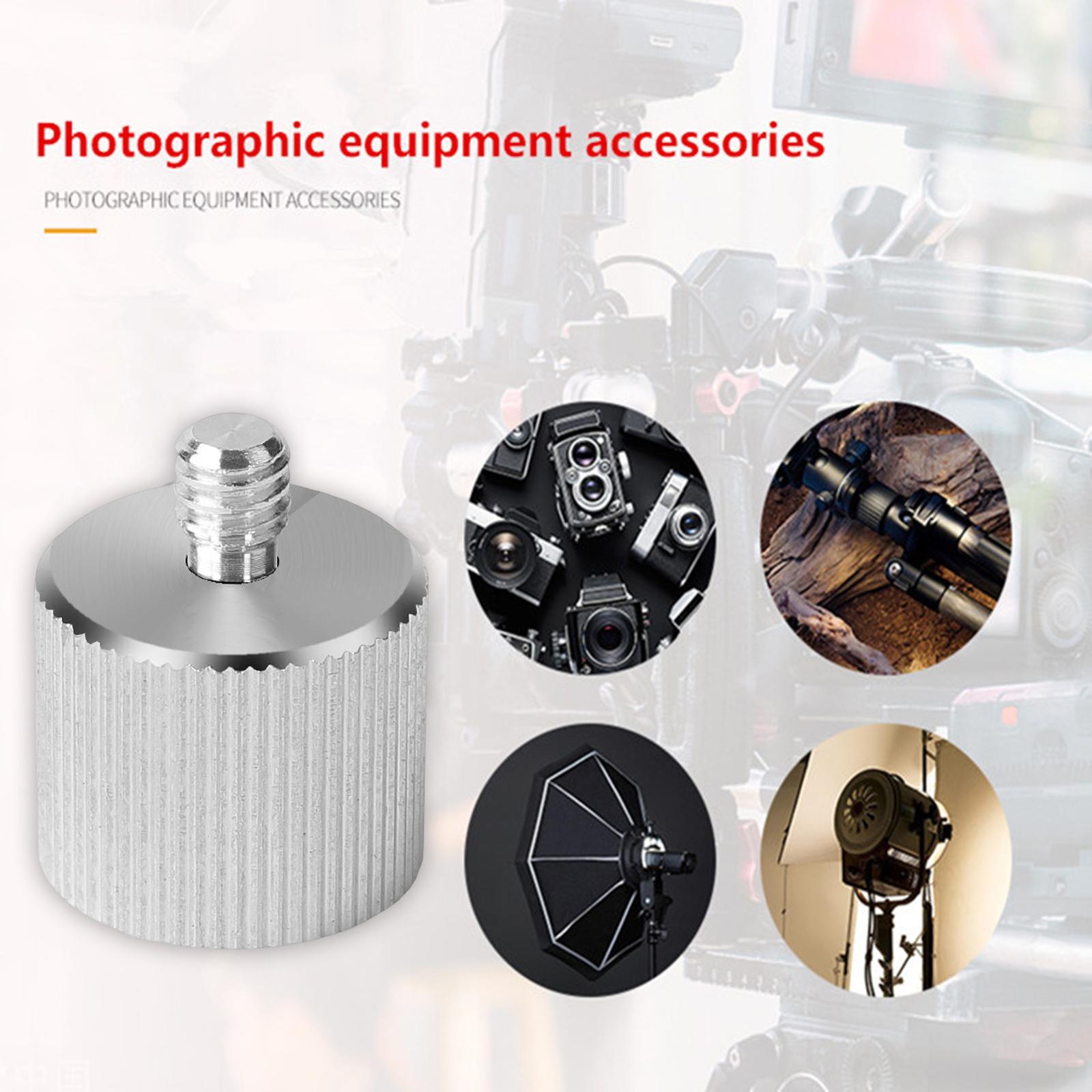 Mic Stand Adapter 5/8" Female to 1/4" Male Accessory for Camera Tripod