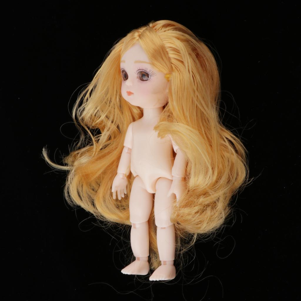 Movable  13 Joints Doll  Body Painting  DIY with Blond