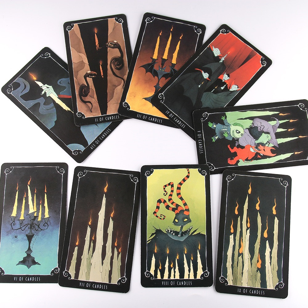 Bài Tarot The Nightmare Before Christmas 78 Lá Bài Tặng File Tiếng Anh Và Đá Thanh Tẩy