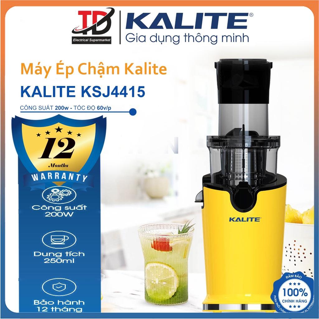 Máy Ép Chậm Kalite KSJ4415, Ép Kiệt Bã Rau Củ Quả, Hàng Chính Hãng