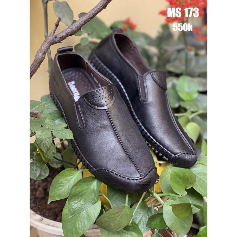 Giầy mọi lười nam siêu mềm Tomshoes, cam kết da thật 100%