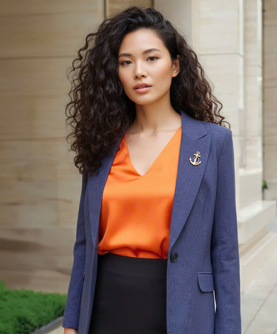 Áo Vest Blazer Linen Hải Nham thời trang thiết kế Hity Top155