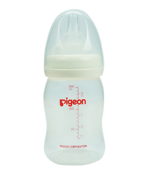 BÌNH SỮA CỔ RỘNG PIGEON PP PLUS 160ML