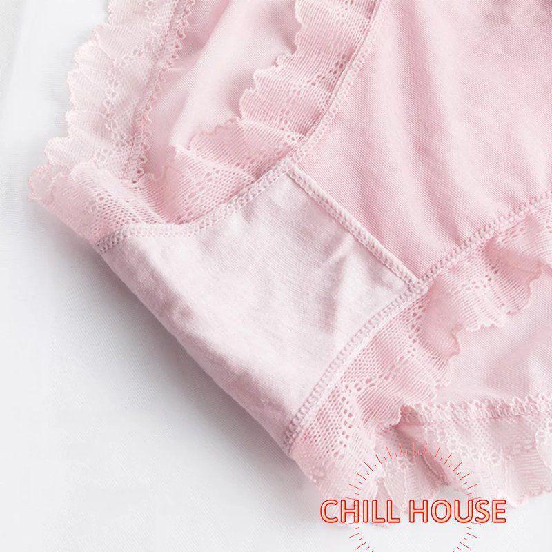 MỚI Quần lót ren lưới viền bèo siêu thoáng mát - CHILLHOUSE