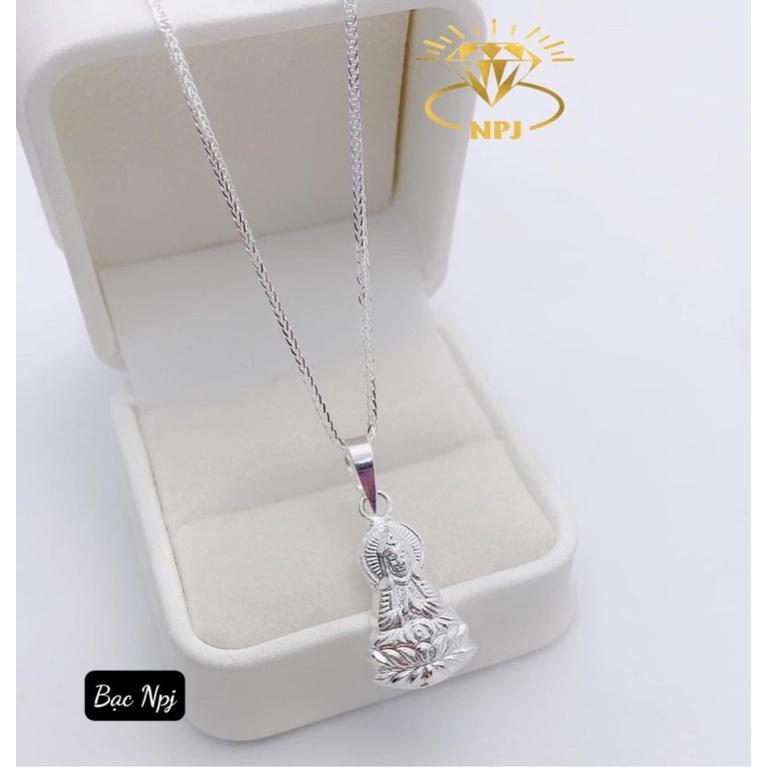 Dây chuyền Phật Bà Bạc ta, Vòng cổ Phật Bà - Bạc Npj