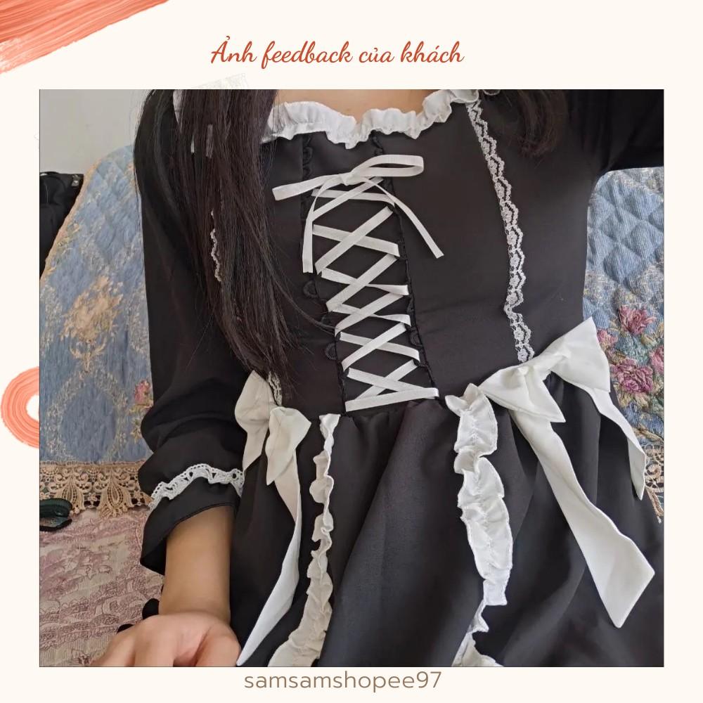 Váy lolita dễ thương phong cách Nhật Bản