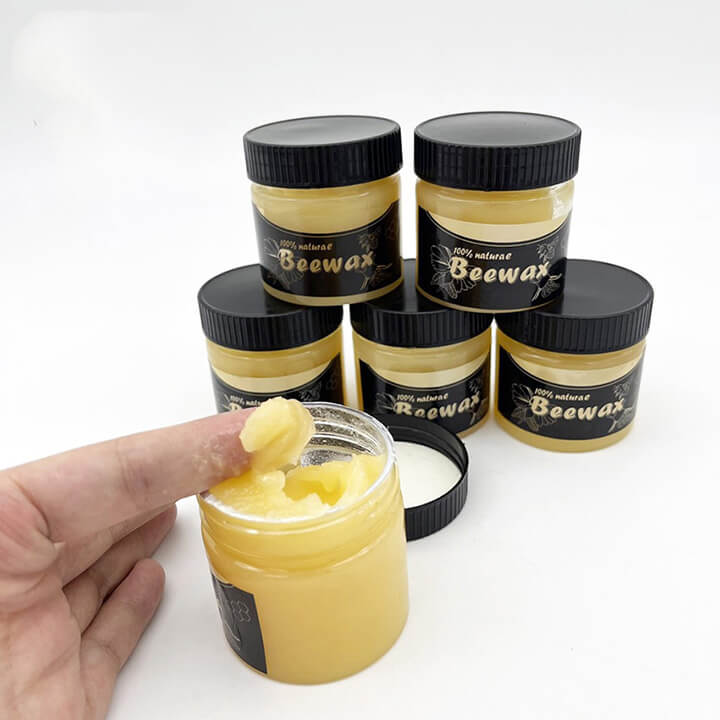 Sáp ong đánh bóng đồ gỗ Beewax 80gr, sáp tự nhiên làm bóng bàn ghế gỗ, tủ gỗ, lau sàn gỗ đa năng phục hồi màu gỗ, vết xước