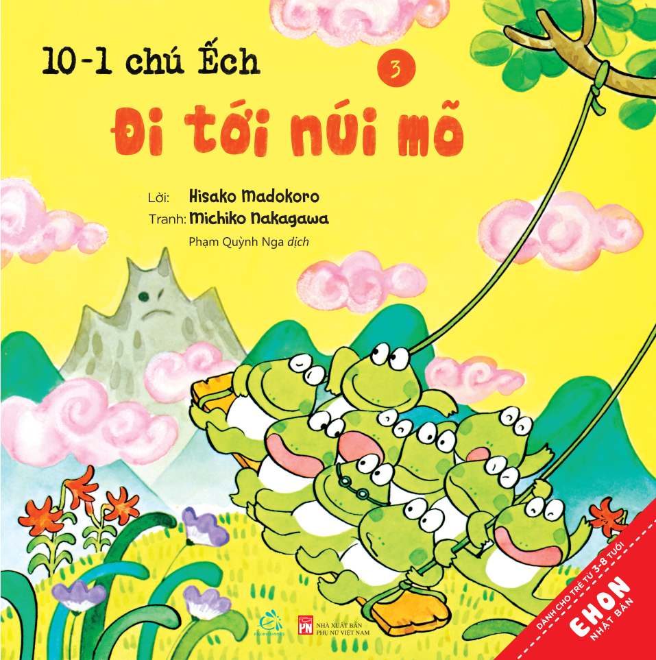 Sách Combo Ehon Nhật Bản 10 Chú Ếch Phần 1 - TB 2024 (Tập 1 - 6)