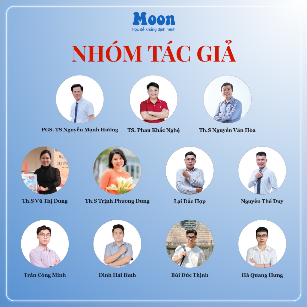 Sách ID 20 Đề Đánh Giá Năng Lực Đại học Quốc Gia Hà Nội Moonbook Dành cho 2k6 Luyện Thi ĐGNL